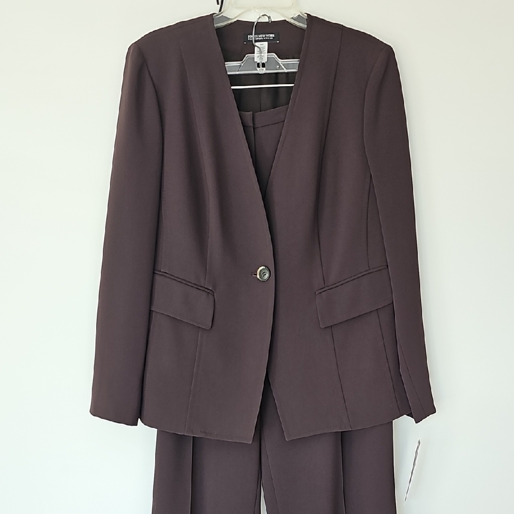 Jones New York Sable Pantsuit 16W New with Tags-Beautiful!